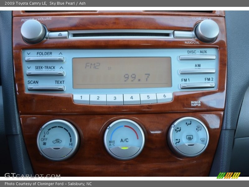 Sky Blue Pearl / Ash 2009 Toyota Camry LE