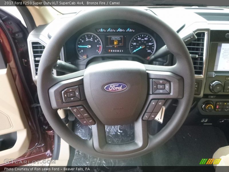 Bronze Fire / Camel 2017 Ford F250 Super Duty XLT SuperCab 4x4