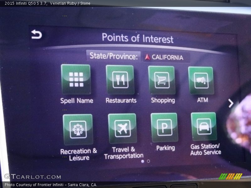 Venetian Ruby / Stone 2015 Infiniti Q50 S 3.7