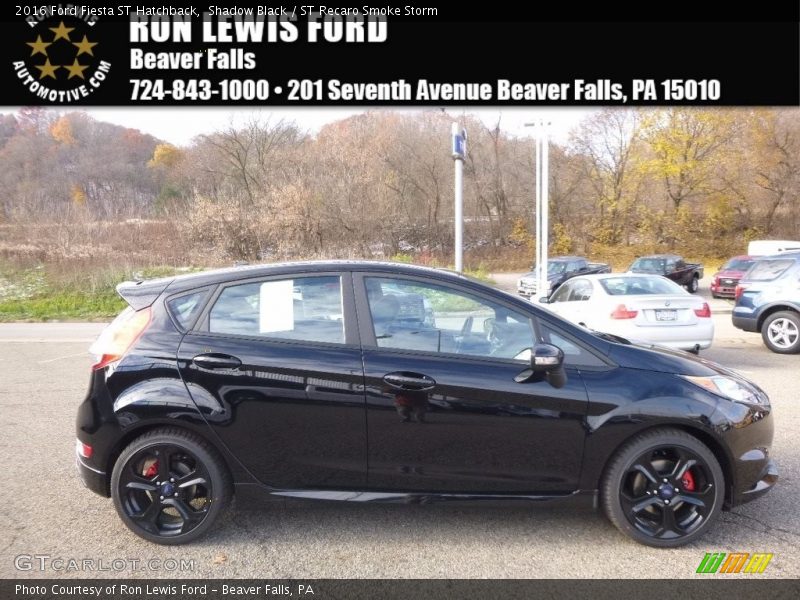 Shadow Black / ST Recaro Smoke Storm 2016 Ford Fiesta ST Hatchback