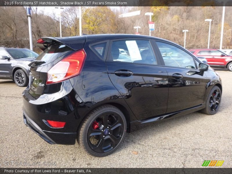 Shadow Black / ST Recaro Smoke Storm 2016 Ford Fiesta ST Hatchback
