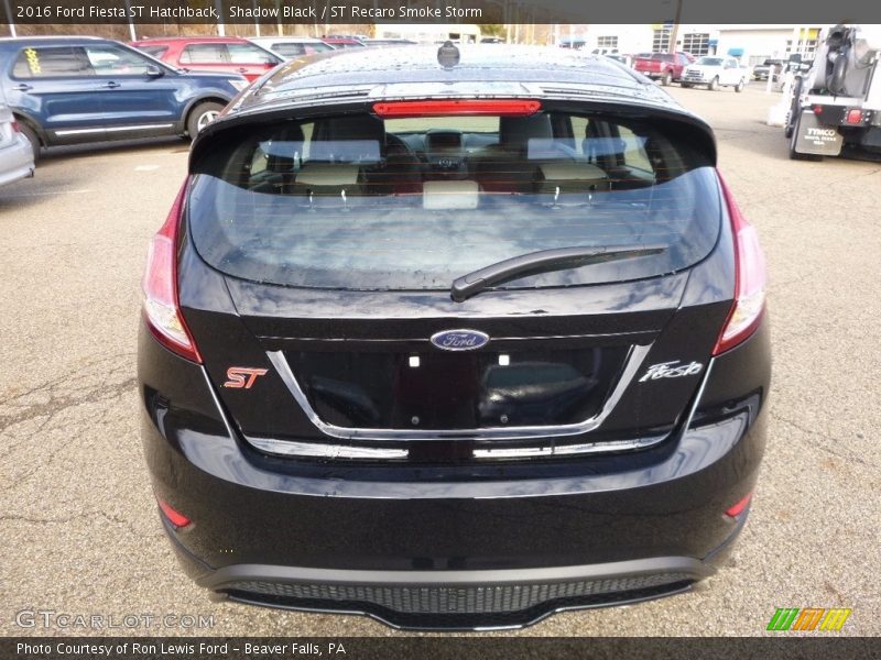 Shadow Black / ST Recaro Smoke Storm 2016 Ford Fiesta ST Hatchback