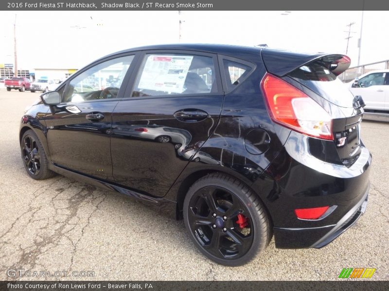 Shadow Black / ST Recaro Smoke Storm 2016 Ford Fiesta ST Hatchback