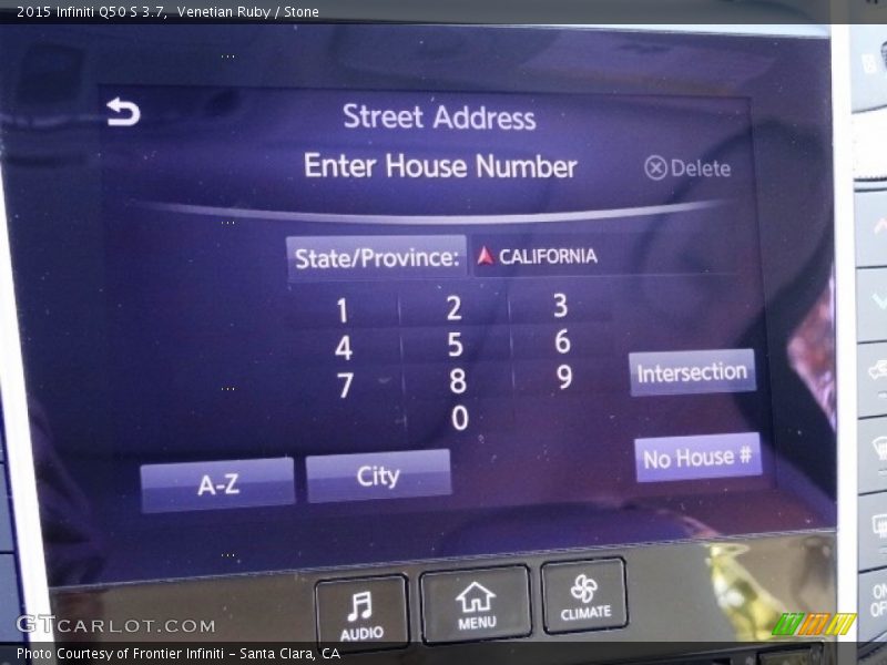 Venetian Ruby / Stone 2015 Infiniti Q50 S 3.7