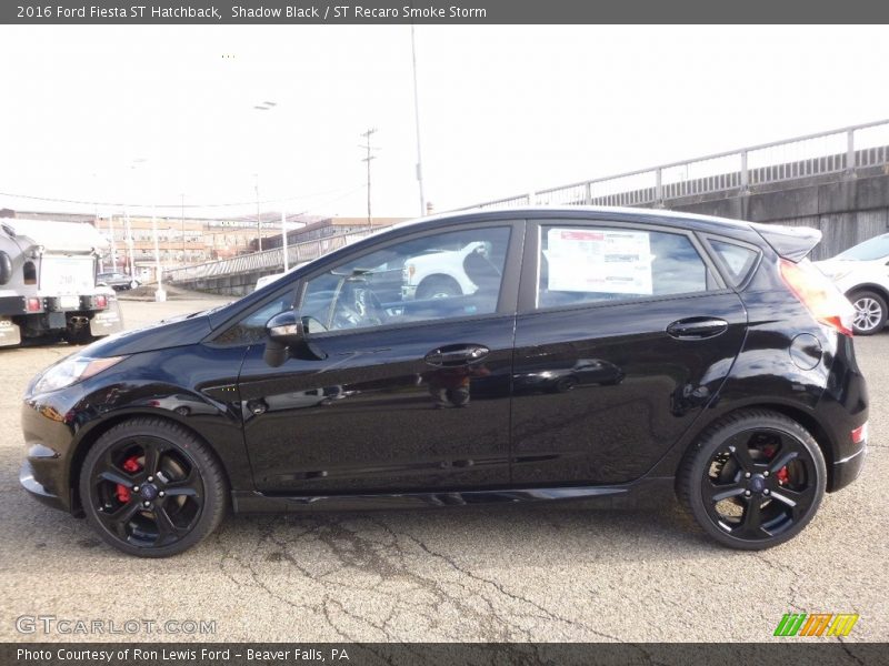 Shadow Black / ST Recaro Smoke Storm 2016 Ford Fiesta ST Hatchback