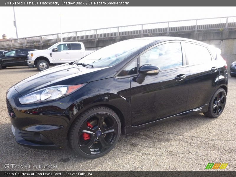 Shadow Black / ST Recaro Smoke Storm 2016 Ford Fiesta ST Hatchback