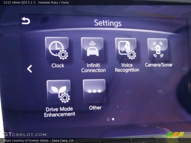 Venetian Ruby / Stone 2015 Infiniti Q50 S 3.7