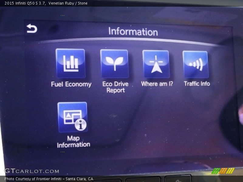 Venetian Ruby / Stone 2015 Infiniti Q50 S 3.7