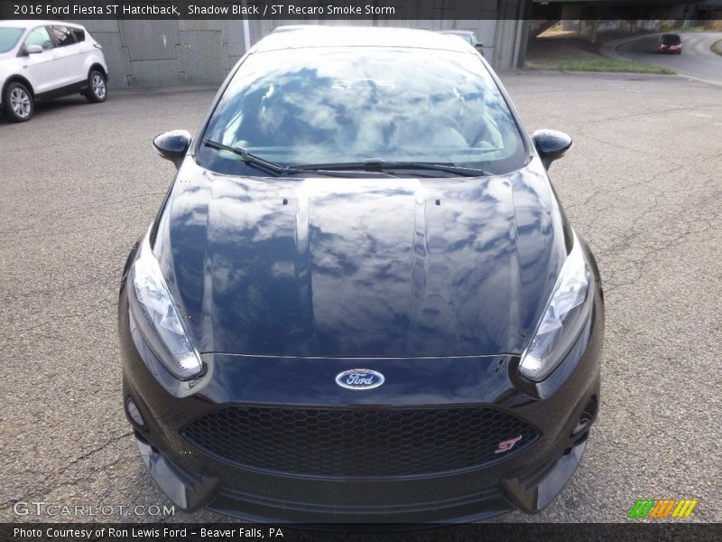 Shadow Black / ST Recaro Smoke Storm 2016 Ford Fiesta ST Hatchback