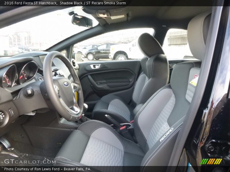 Shadow Black / ST Recaro Smoke Storm 2016 Ford Fiesta ST Hatchback