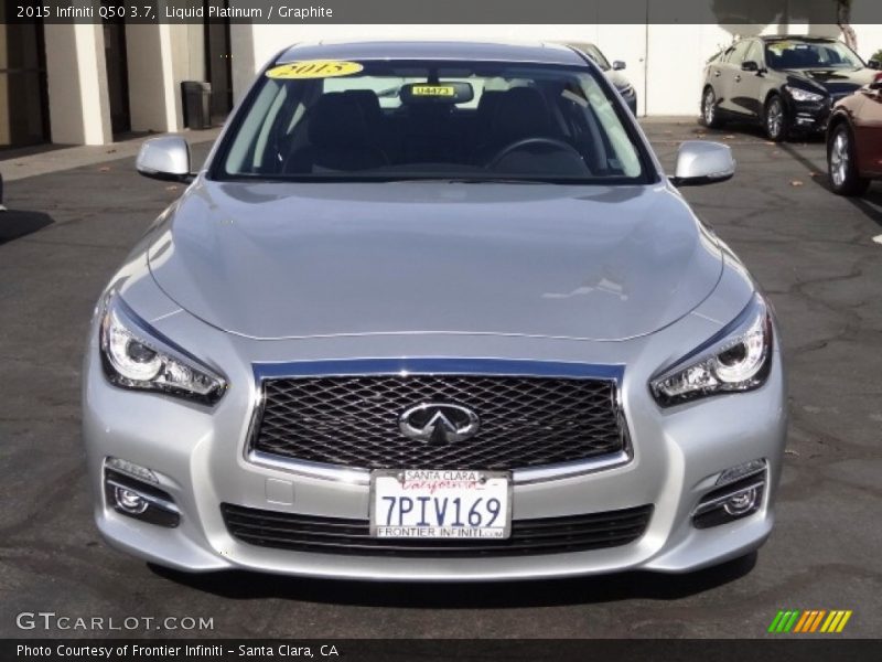 Liquid Platinum / Graphite 2015 Infiniti Q50 3.7