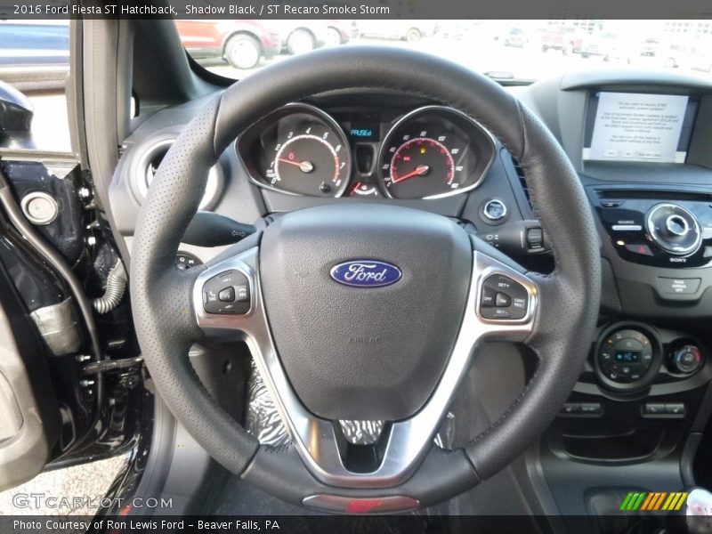 Shadow Black / ST Recaro Smoke Storm 2016 Ford Fiesta ST Hatchback