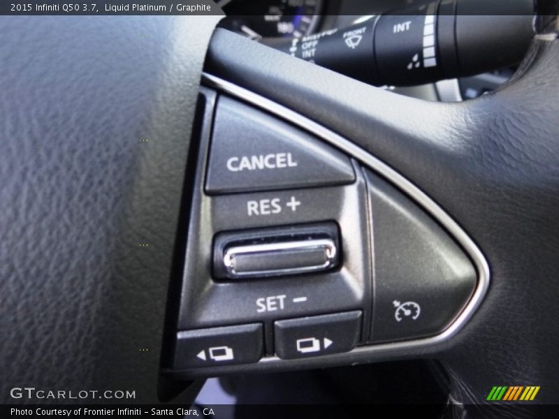 Liquid Platinum / Graphite 2015 Infiniti Q50 3.7