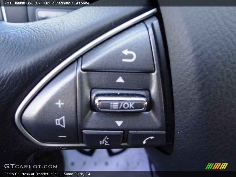 Liquid Platinum / Graphite 2015 Infiniti Q50 3.7