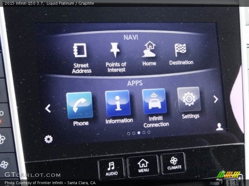 Liquid Platinum / Graphite 2015 Infiniti Q50 3.7
