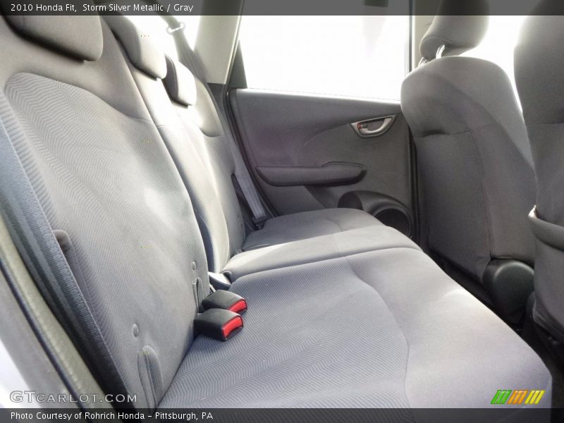 Storm Silver Metallic / Gray 2010 Honda Fit