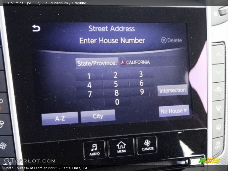 Liquid Platinum / Graphite 2015 Infiniti Q50 3.7