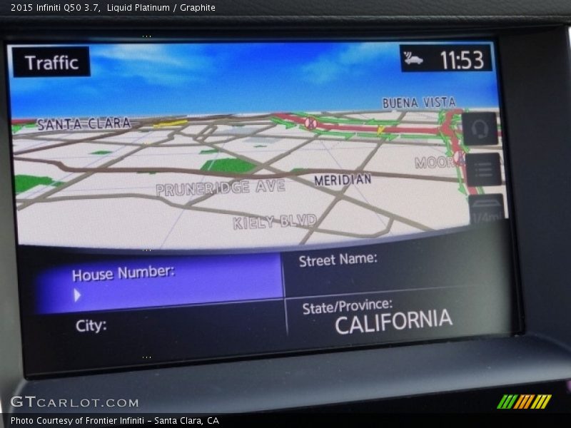 Liquid Platinum / Graphite 2015 Infiniti Q50 3.7