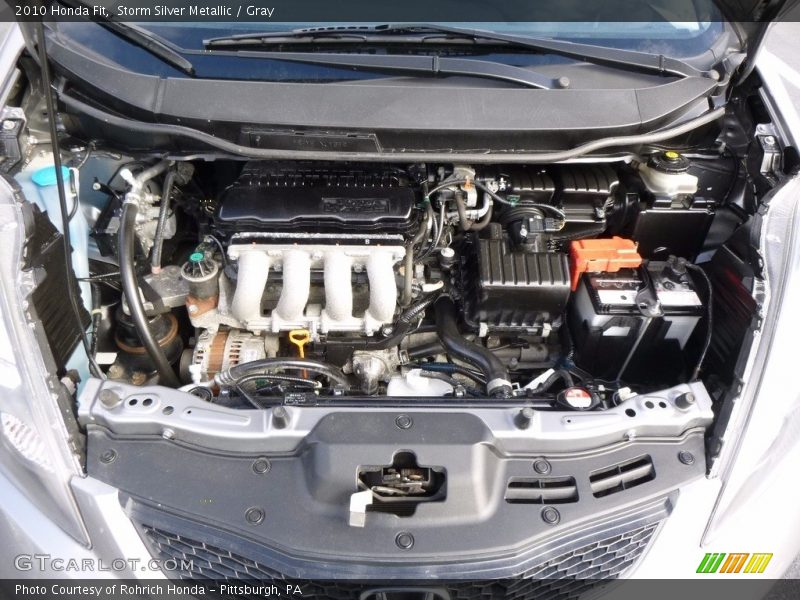 Storm Silver Metallic / Gray 2010 Honda Fit