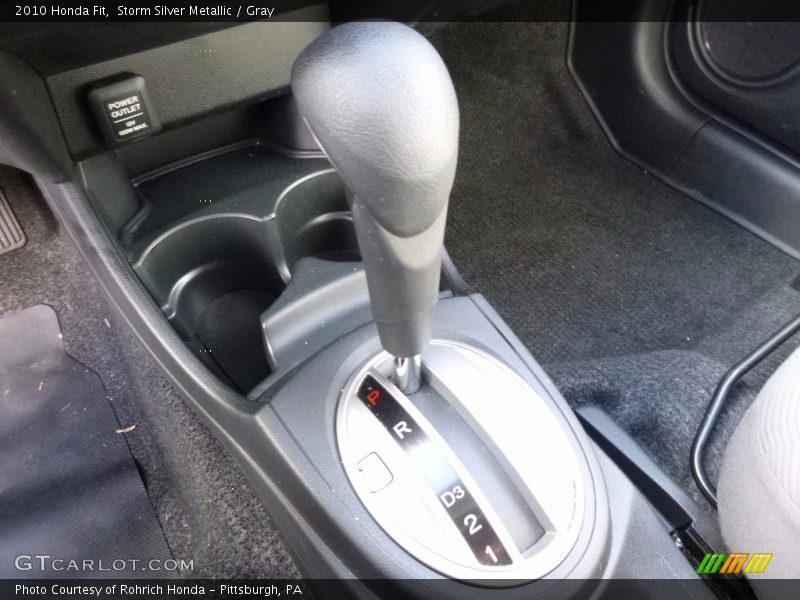 Storm Silver Metallic / Gray 2010 Honda Fit