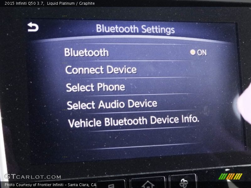 Liquid Platinum / Graphite 2015 Infiniti Q50 3.7
