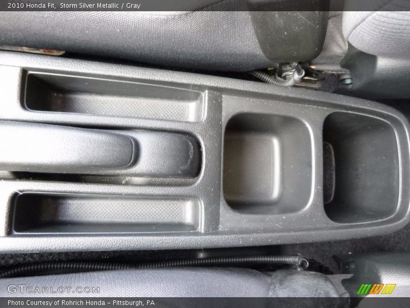 Storm Silver Metallic / Gray 2010 Honda Fit