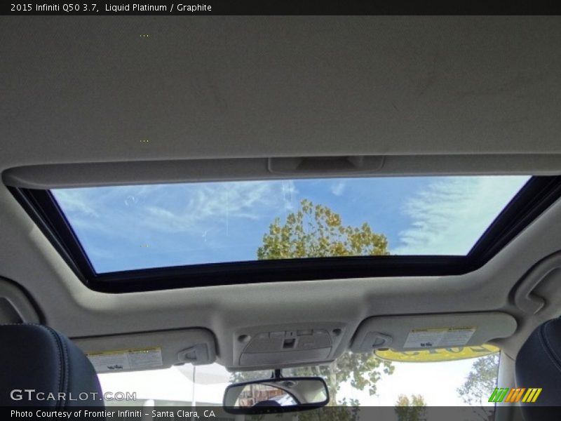 Liquid Platinum / Graphite 2015 Infiniti Q50 3.7