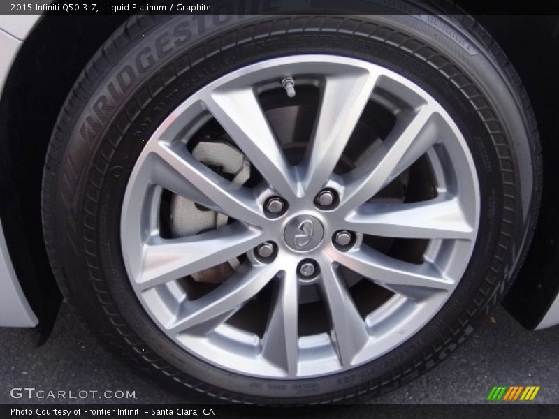 Liquid Platinum / Graphite 2015 Infiniti Q50 3.7