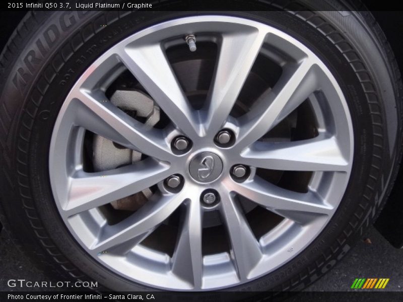 Liquid Platinum / Graphite 2015 Infiniti Q50 3.7