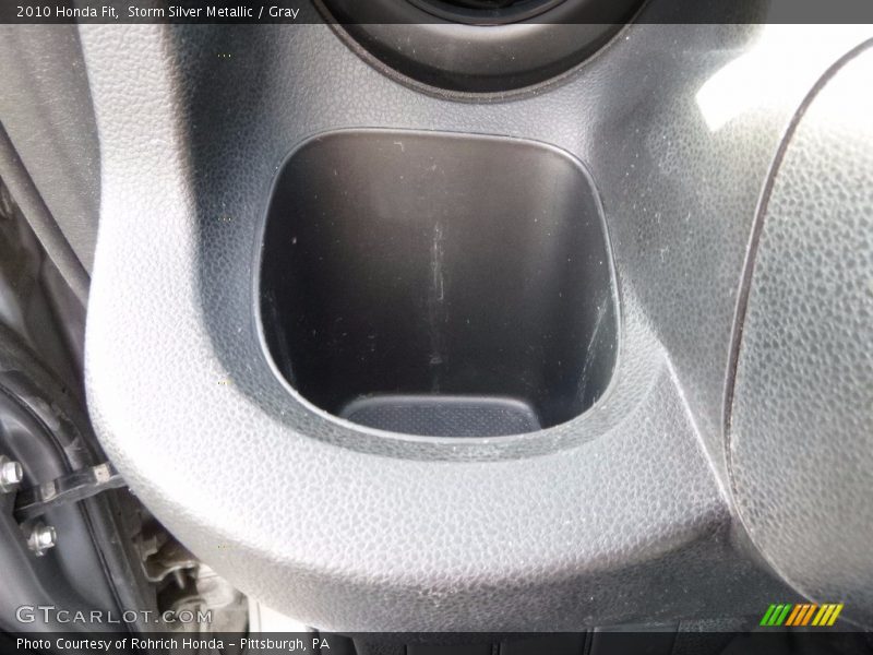 Storm Silver Metallic / Gray 2010 Honda Fit