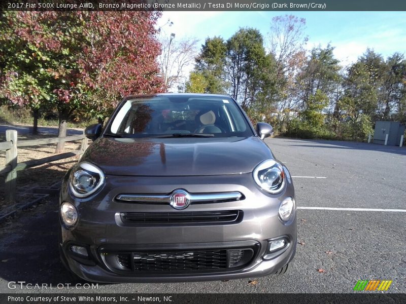 Bronzo Magnetico (Bronze Metallic) / Testa Di Moro/Grigio (Dark Brown/Gray) 2017 Fiat 500X Lounge AWD