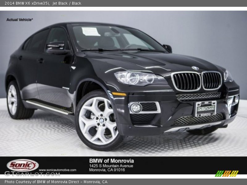 Jet Black / Black 2014 BMW X6 xDrive35i