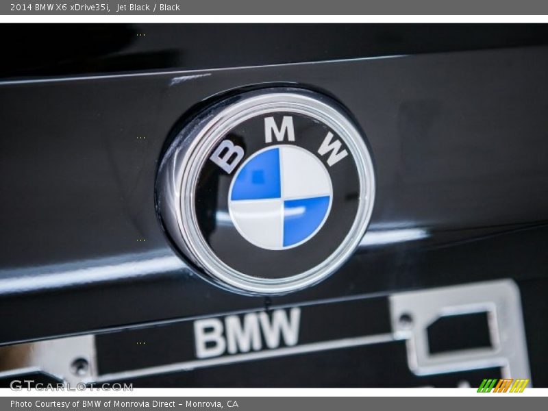 Jet Black / Black 2014 BMW X6 xDrive35i
