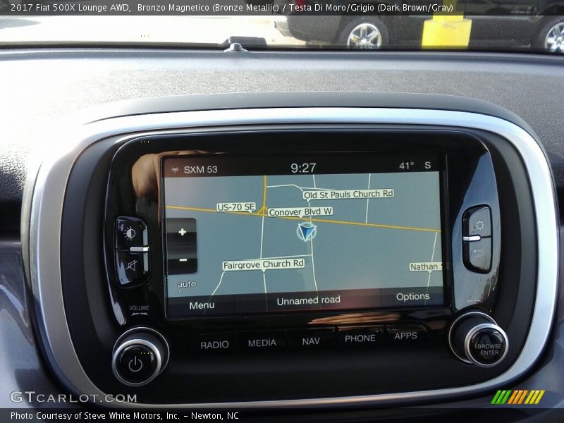 Navigation of 2017 500X Lounge AWD