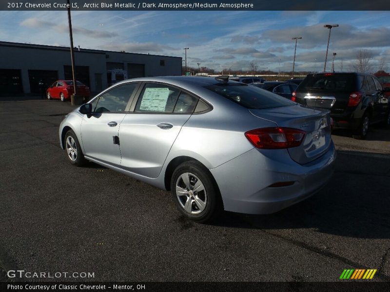 Arctic Blue Metallic / Dark Atmosphere/Medium Atmosphere 2017 Chevrolet Cruze LS