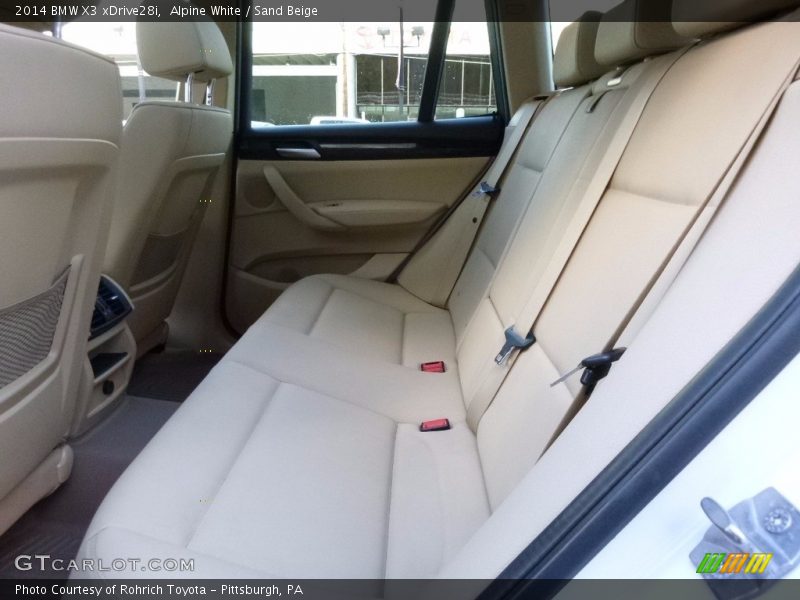 Alpine White / Sand Beige 2014 BMW X3 xDrive28i
