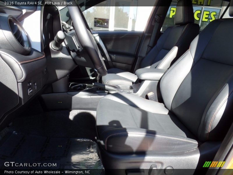 Hot Lava / Black 2016 Toyota RAV4 SE