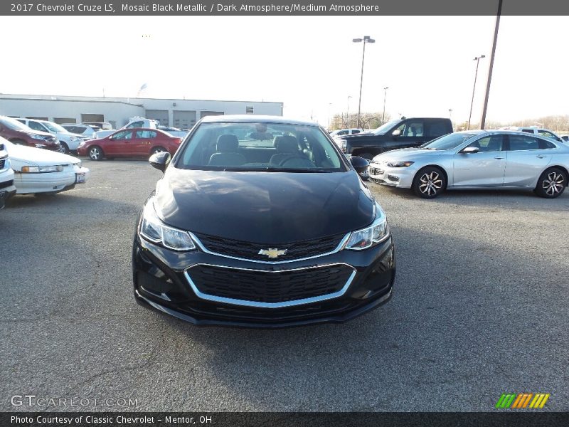 Mosaic Black Metallic / Dark Atmosphere/Medium Atmosphere 2017 Chevrolet Cruze LS