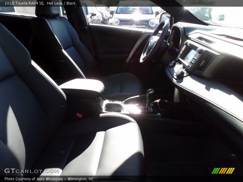 Hot Lava / Black 2016 Toyota RAV4 SE