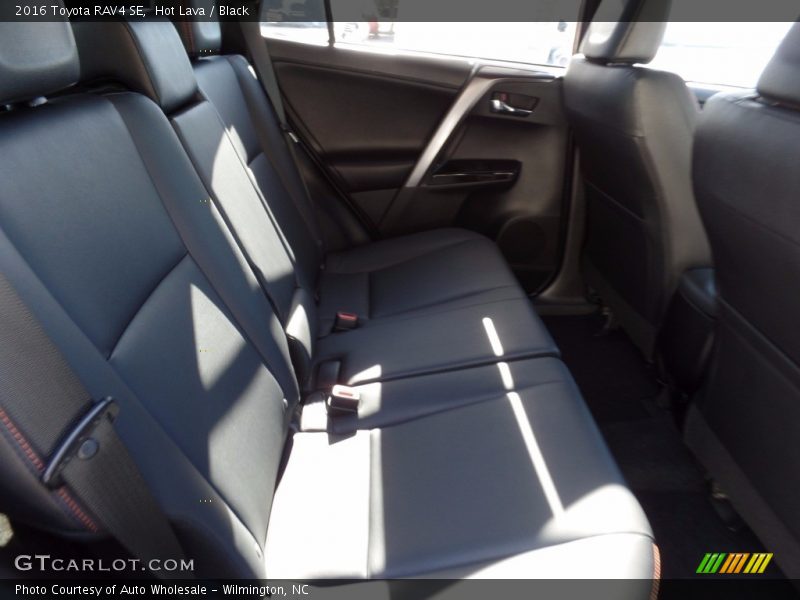Hot Lava / Black 2016 Toyota RAV4 SE