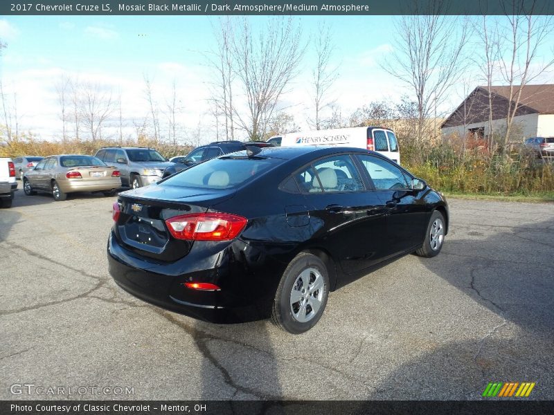 Mosaic Black Metallic / Dark Atmosphere/Medium Atmosphere 2017 Chevrolet Cruze LS