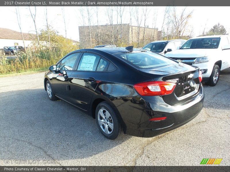 Mosaic Black Metallic / Dark Atmosphere/Medium Atmosphere 2017 Chevrolet Cruze LS