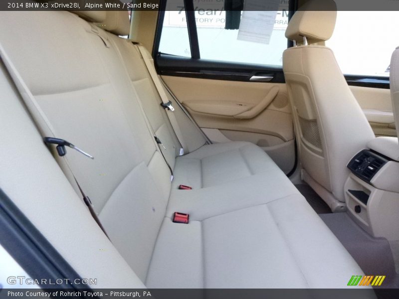 Alpine White / Sand Beige 2014 BMW X3 xDrive28i