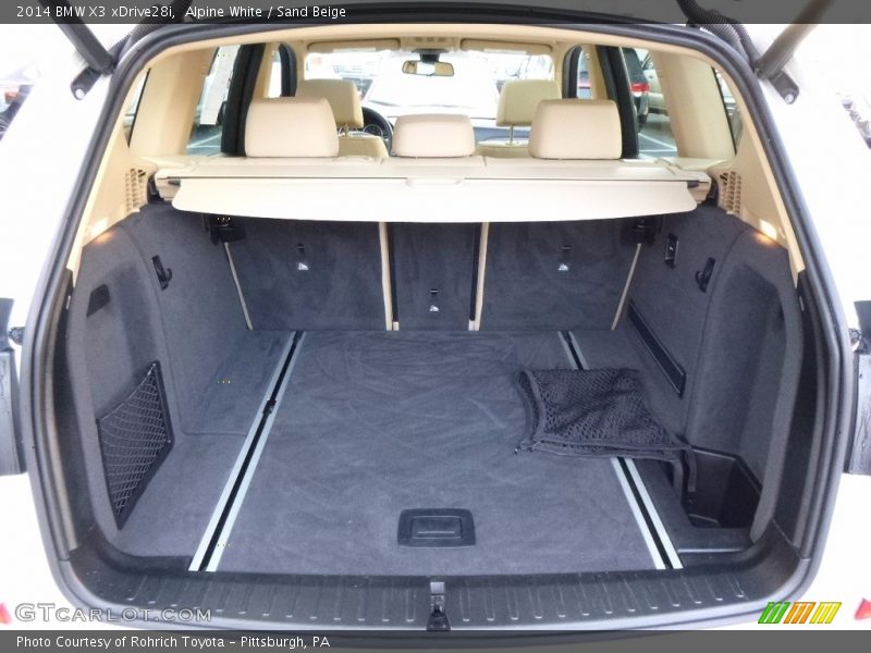 Alpine White / Sand Beige 2014 BMW X3 xDrive28i