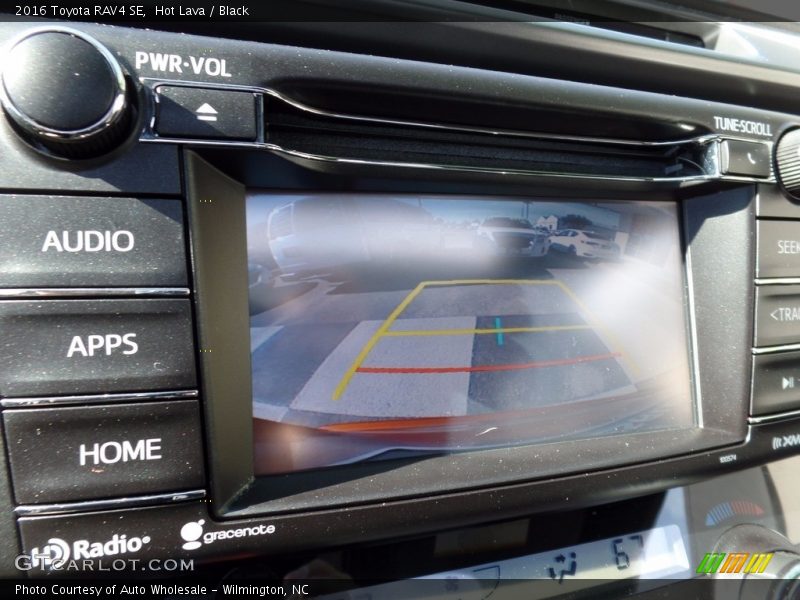 Hot Lava / Black 2016 Toyota RAV4 SE