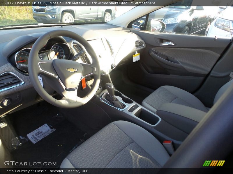 Mosaic Black Metallic / Dark Atmosphere/Medium Atmosphere 2017 Chevrolet Cruze LS