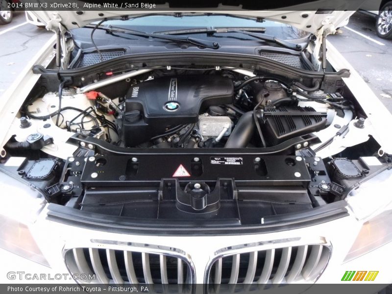 Alpine White / Sand Beige 2014 BMW X3 xDrive28i