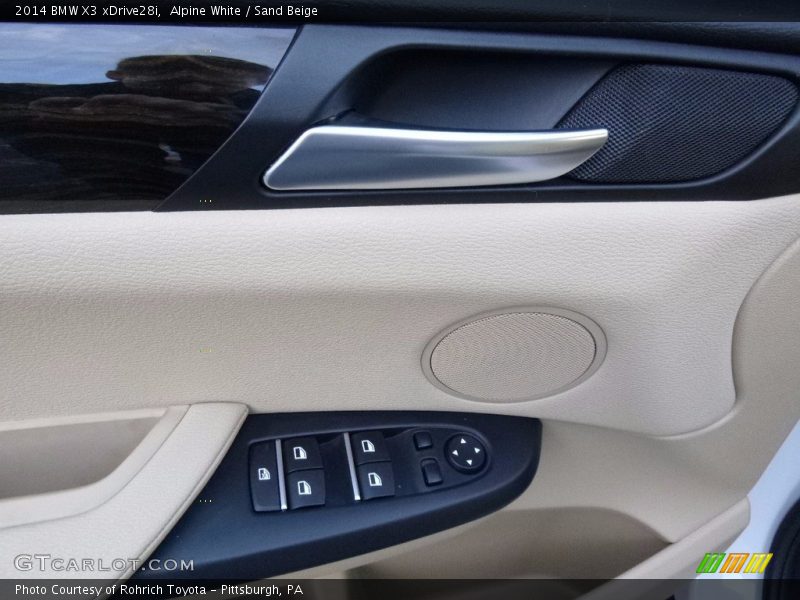 Alpine White / Sand Beige 2014 BMW X3 xDrive28i