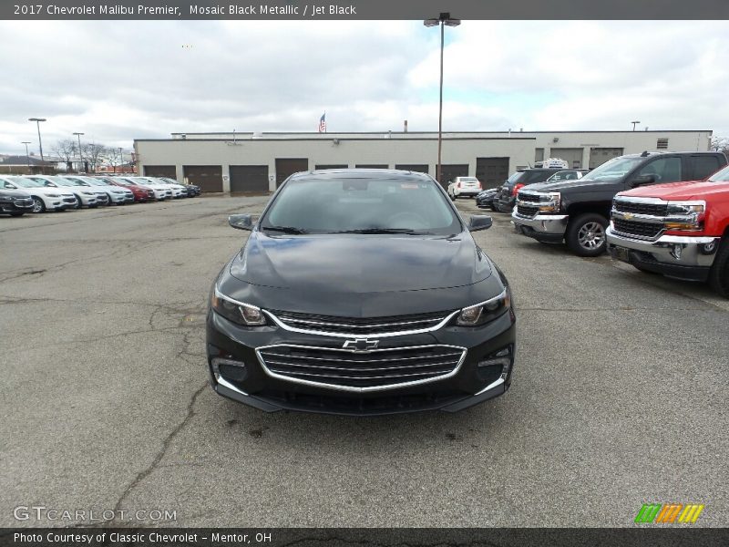 Mosaic Black Metallic / Jet Black 2017 Chevrolet Malibu Premier