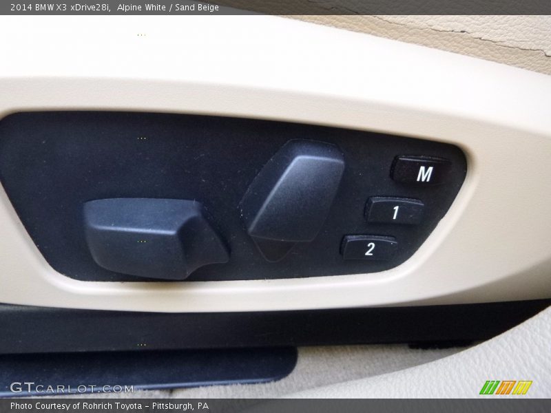 Alpine White / Sand Beige 2014 BMW X3 xDrive28i